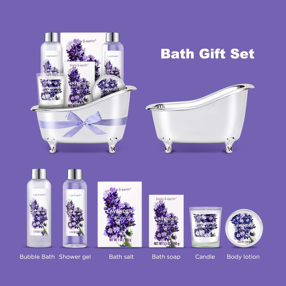 BODY & EARTH bain-bulle-lavande, moment luxueux et réconfortant
