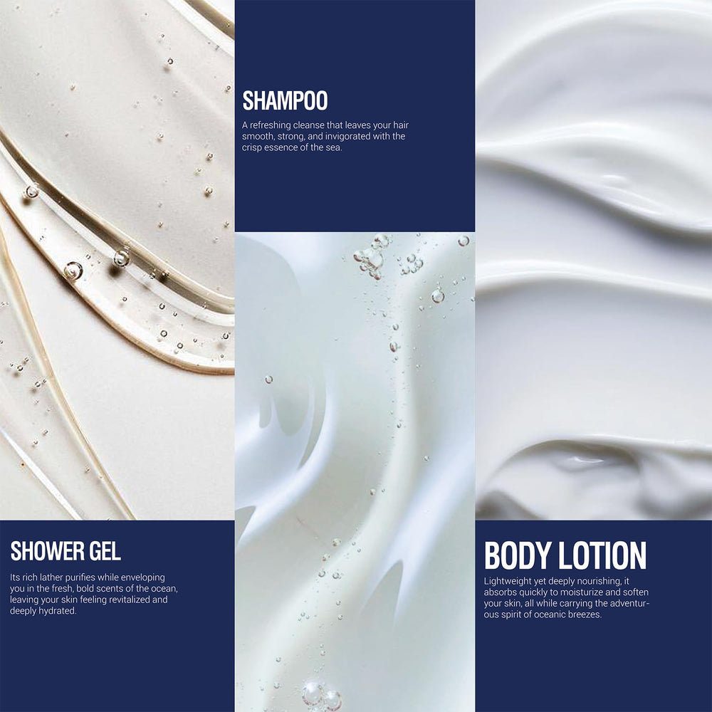BODY & EARTH Coffret Cadeau Homme — emballage élégant et prêt à offrir