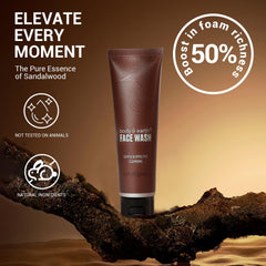 Lait corps BODY & EARTH santal, hydratation légère et confortable.