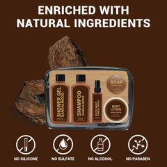 BODY & EARTH – Lotion corps santal bois, hydratation durable et veloutée.