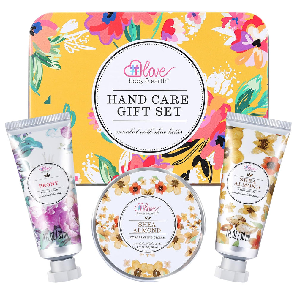 BODY & EARTH # LOVE coffret-cadeau-emballage-elegant : cadeau raffiné pour femmes.