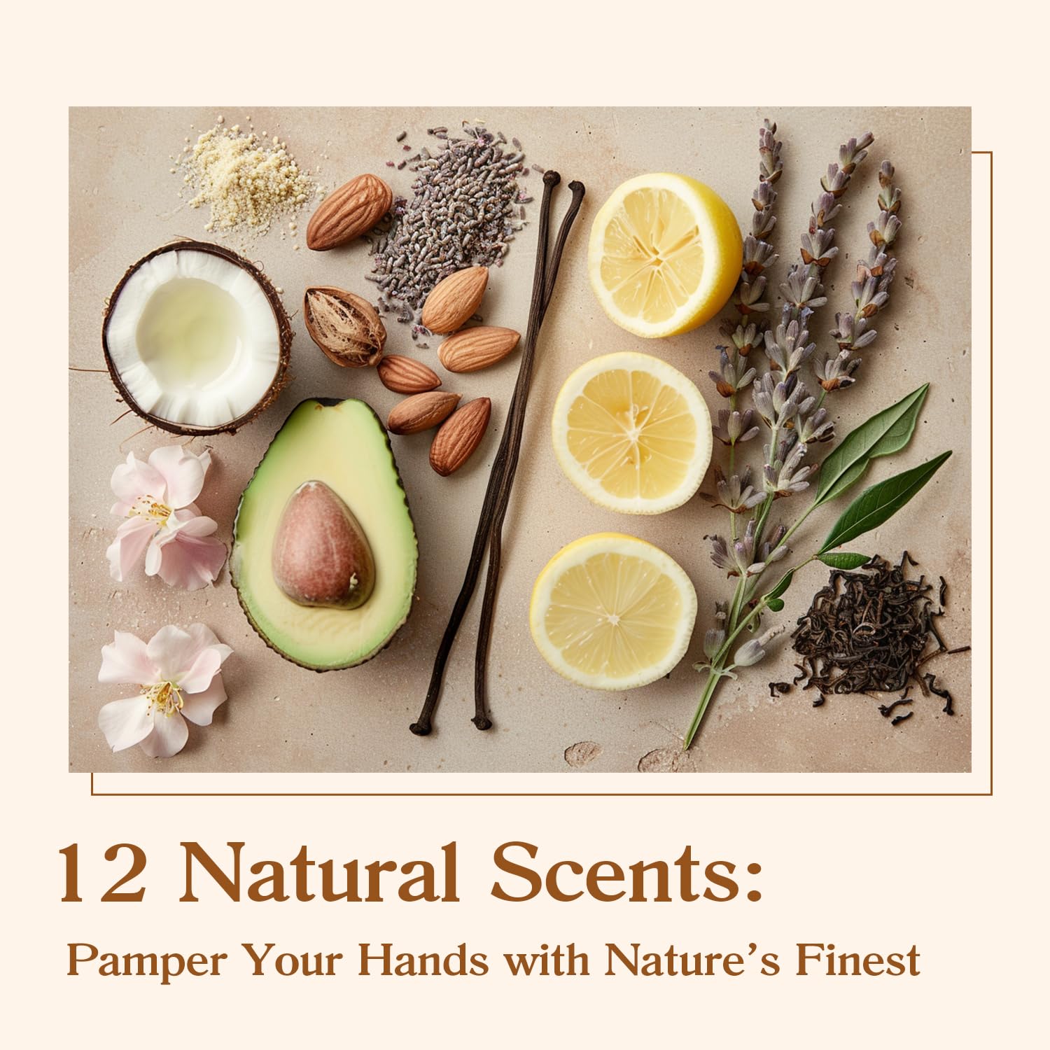 BODY & EARTH LOVE crèmes mains lavande parfum relaxant et hydratation rapide