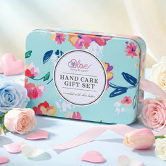 BODY & EARTH # LOVE ensemble-trio crèmes mains: douceur et hydratation variée.
