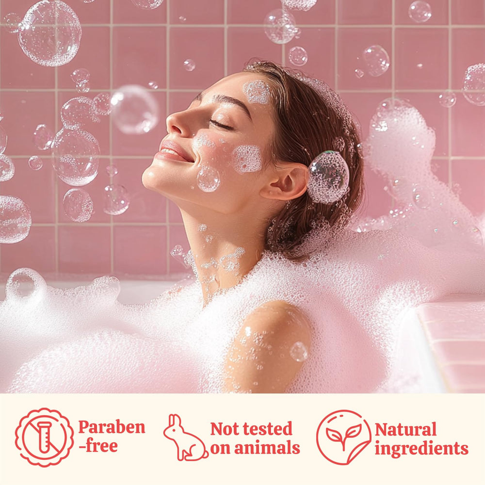 BODY & EARTH Rose Soap delivers gentle cleansing with a rosy scent.