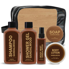 BODY & EARTH – Shampooing santal bois, nettoie en douceur et laisse frais.