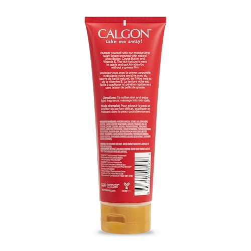 Body Fantasies Calgon Hawaiian Ginger – texture crème appliquée sur peau sèche pour douceur