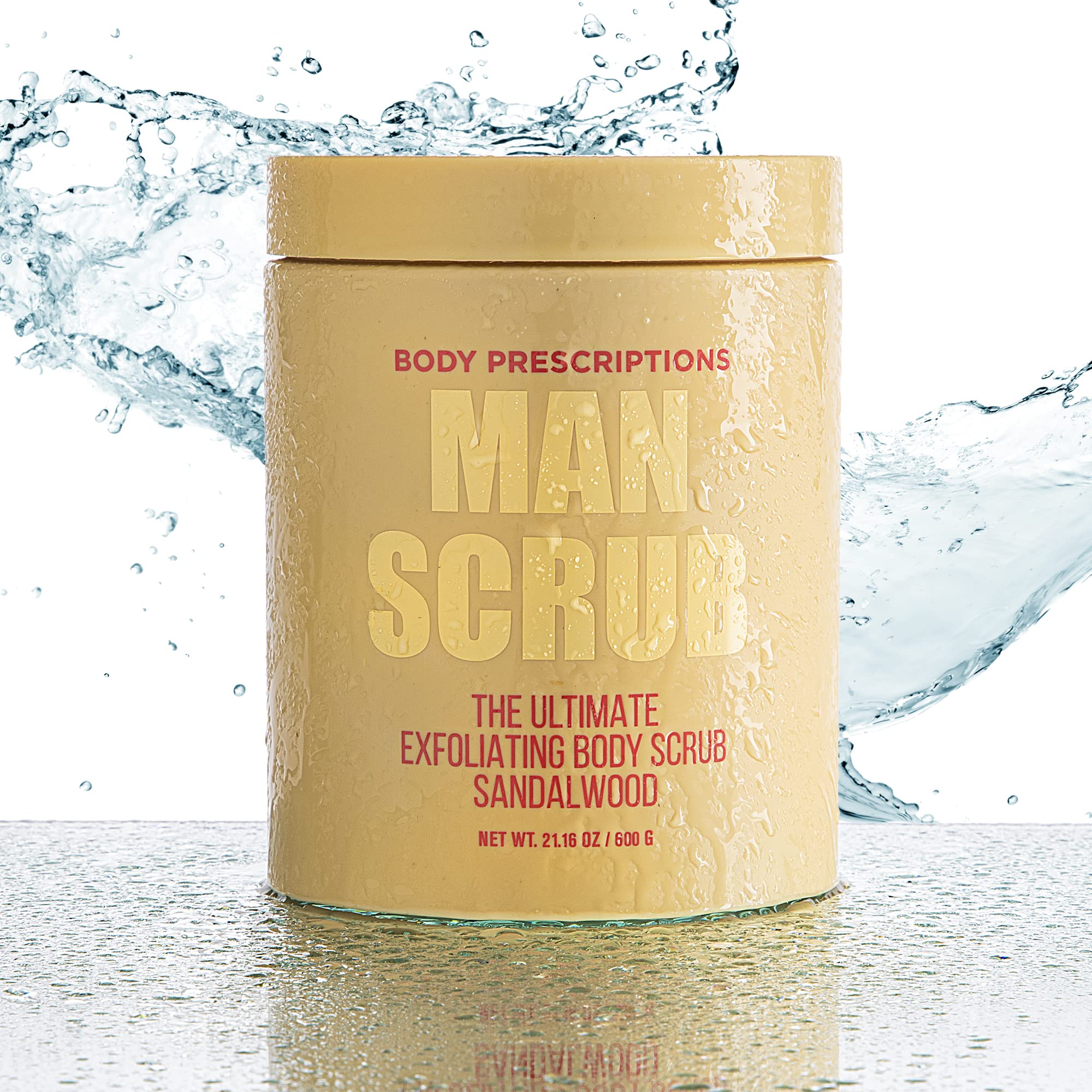 Body Prescriptions application-gommage homme-corps, laisse la peau lisse et prête.