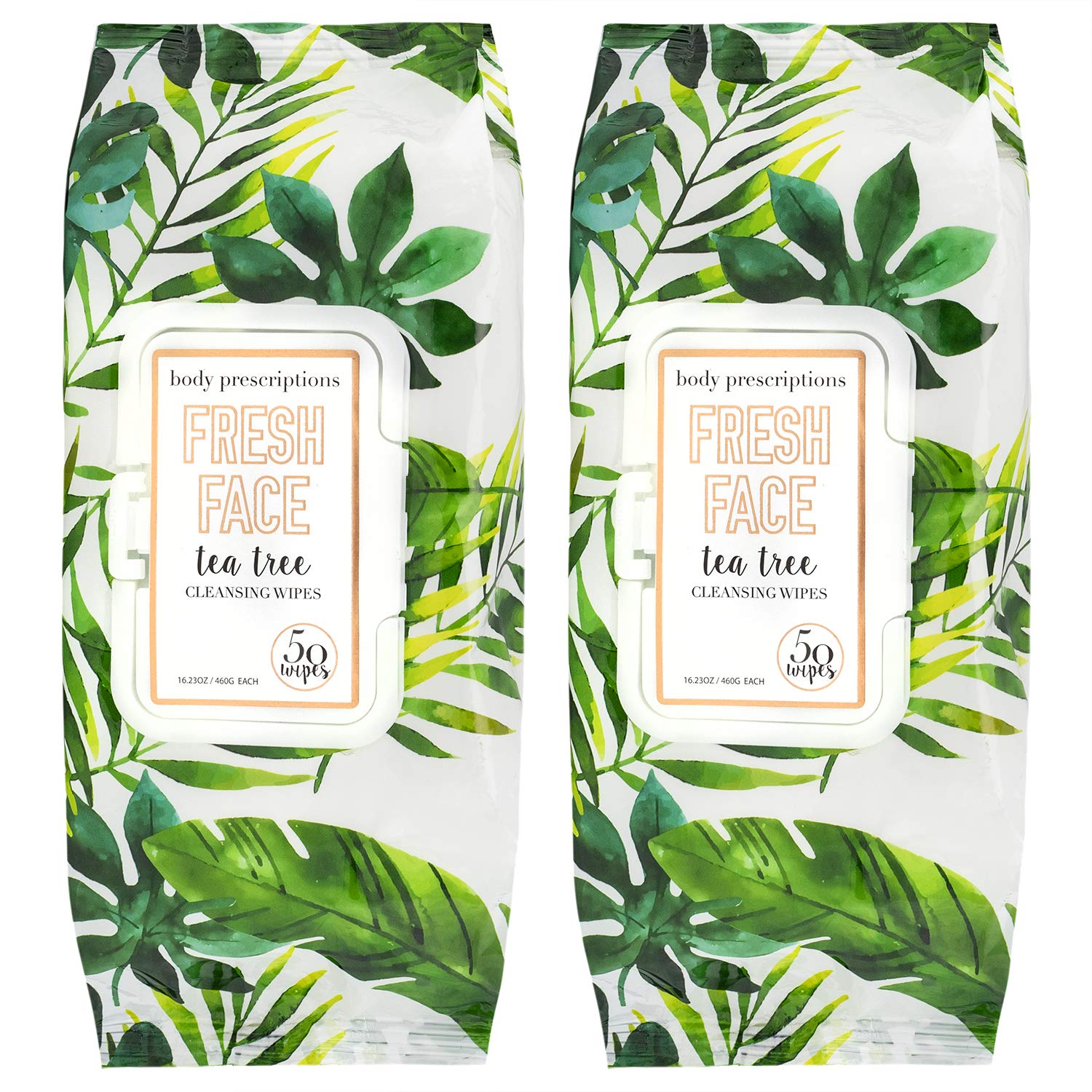 Body Prescriptions démaquillants – lingettes visage 2-pack: nettoyage rapide et efficace.