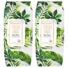 Body Prescriptions démaquillants – lingettes visage 2-pack: nettoyage rapide et efficace.