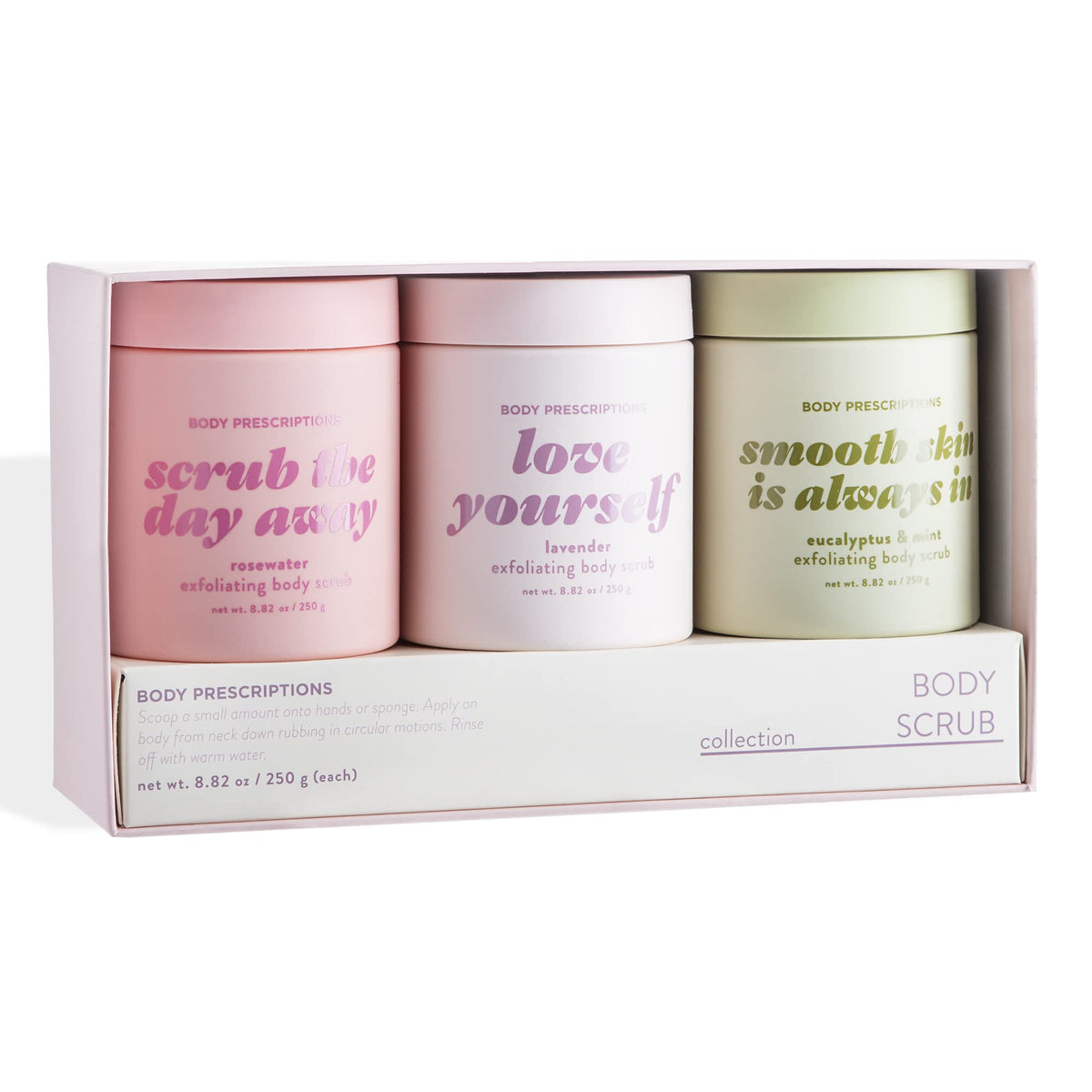 Body Prescriptions gommage corps lavande en pot pour peau douce