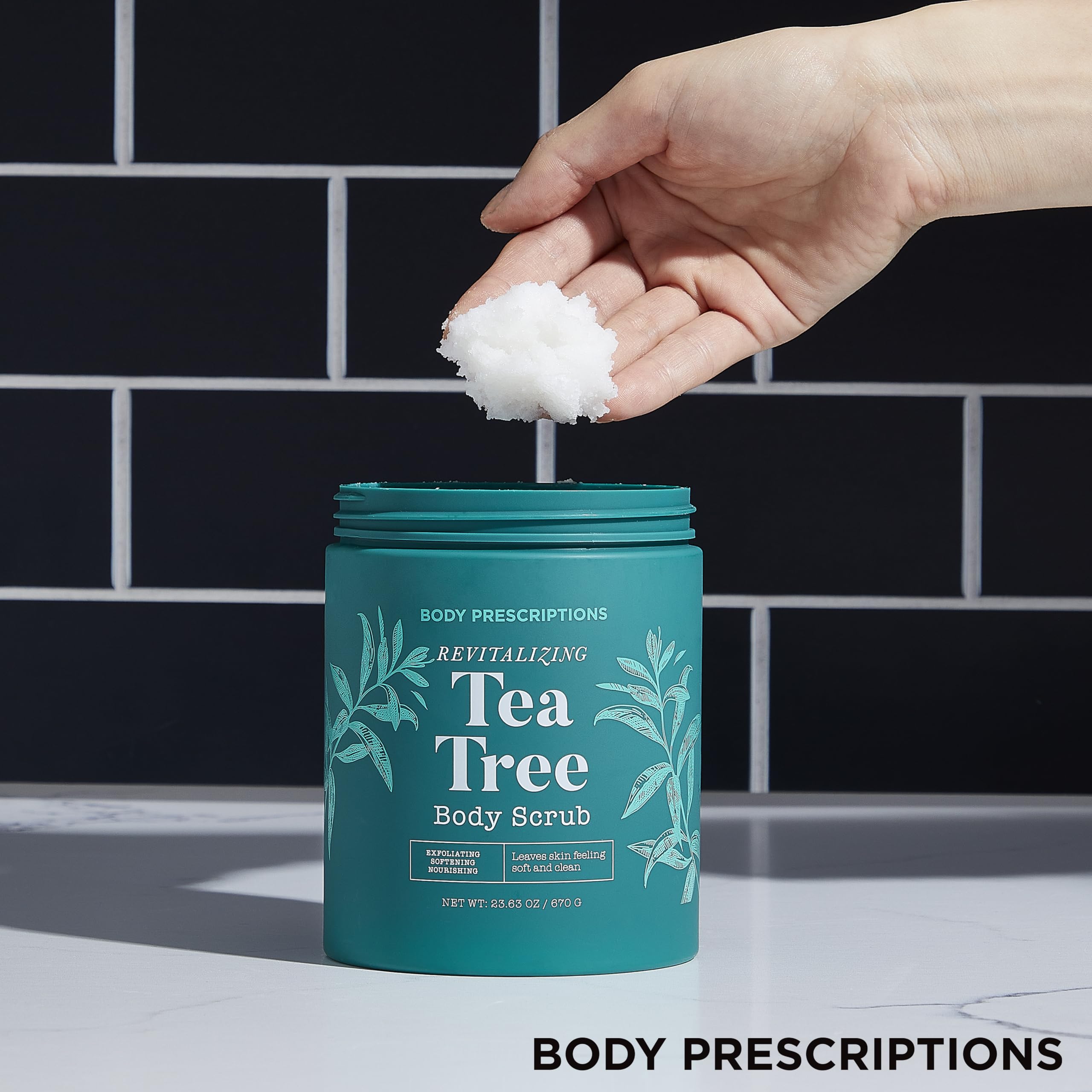 Body Prescriptions gommage pour le corps appliqué en mouvements circulaires