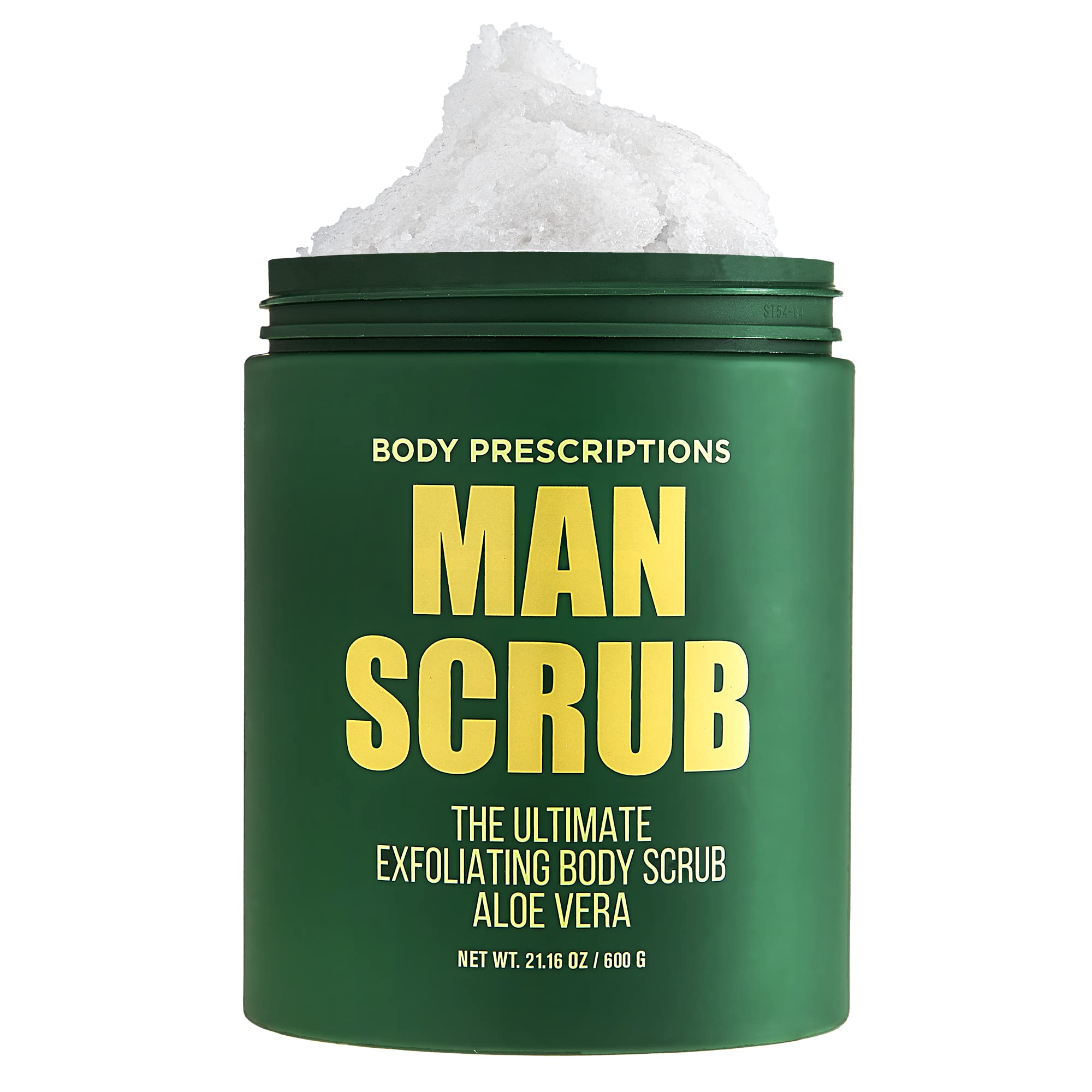 Body Prescriptions gommage-corps-homme 21oz twist-top: exfoliation en douceur après la douche.