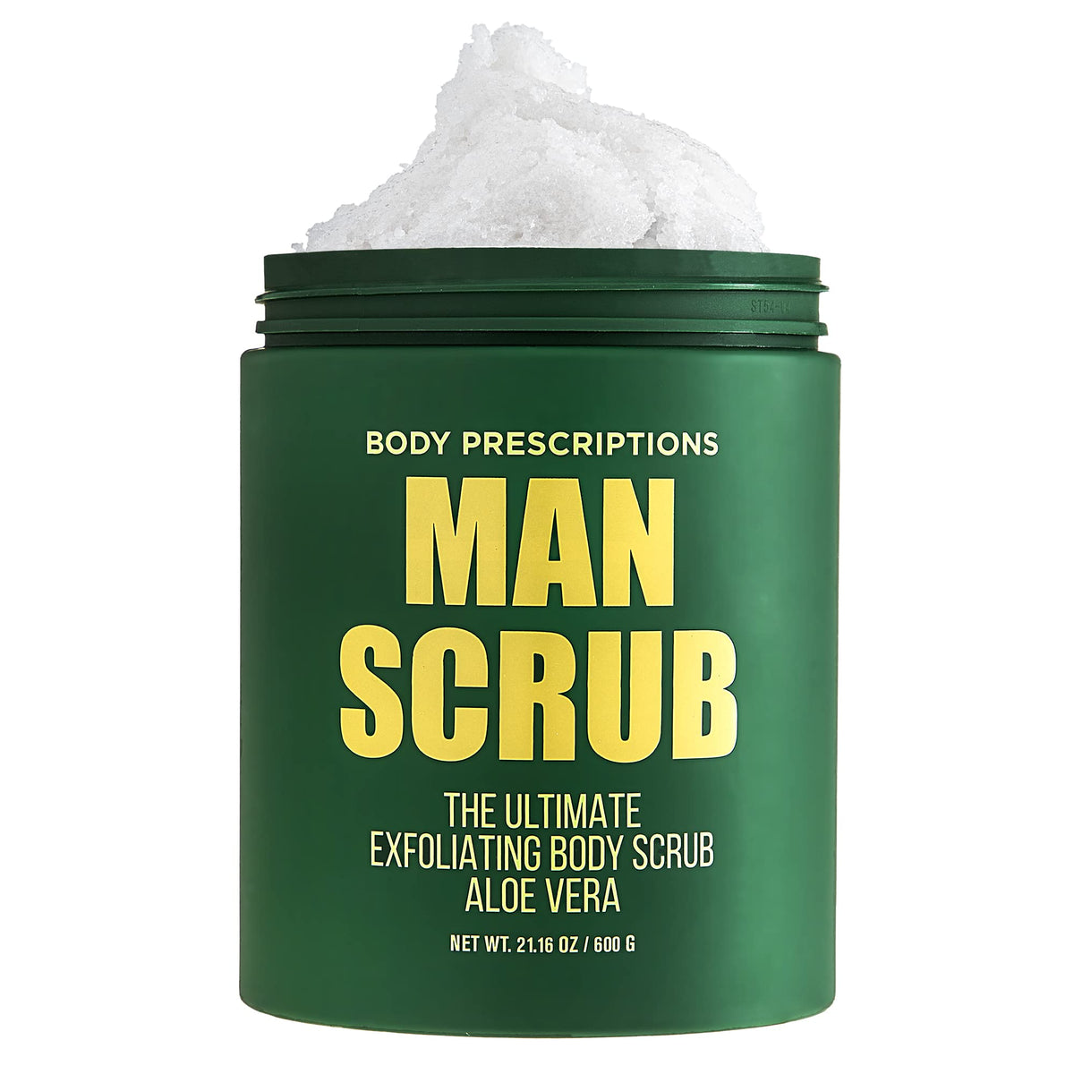 Body Prescriptions gommage-corps-homme 21oz twist-top: exfoliation en douceur après la douche.