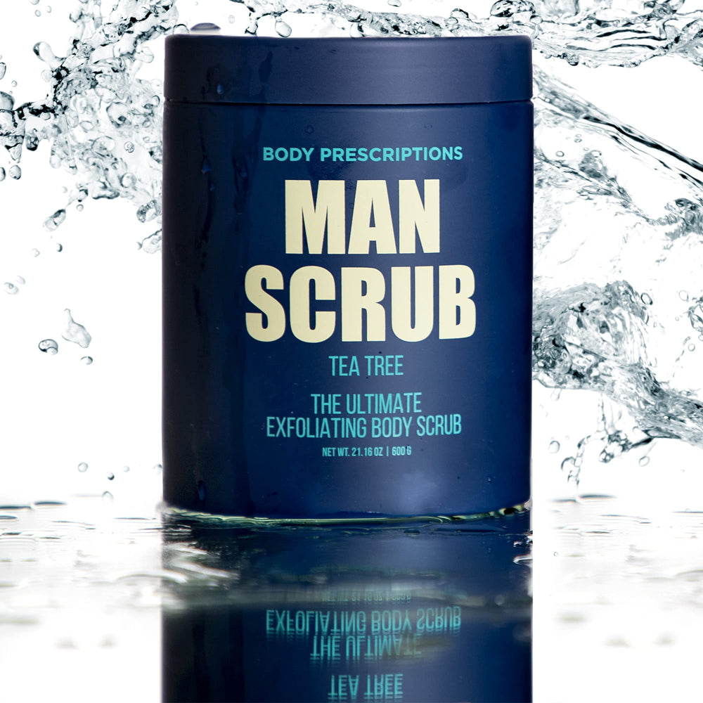 Body Prescriptions Gommage Homme Arbre à Thé parfum frais et purifiant pour la peau