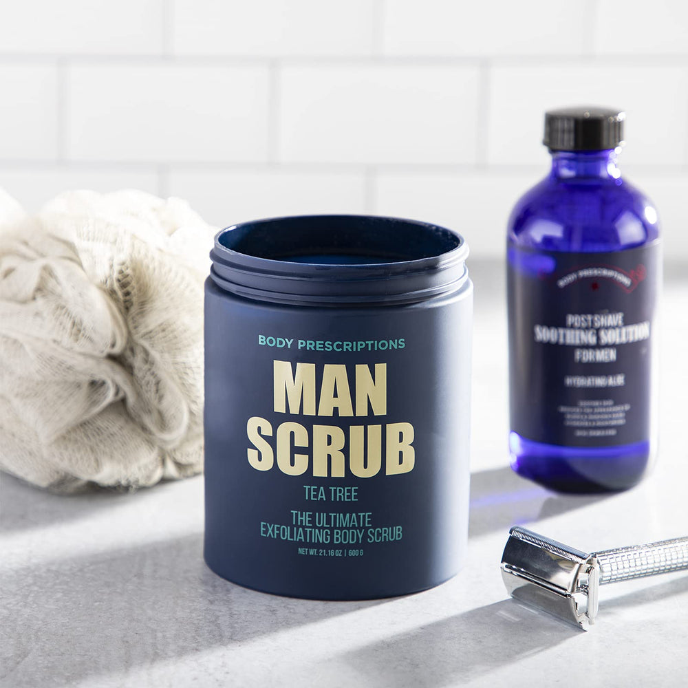 Body Prescriptions Gommage Homme Application sous la douche pour routine efficace
