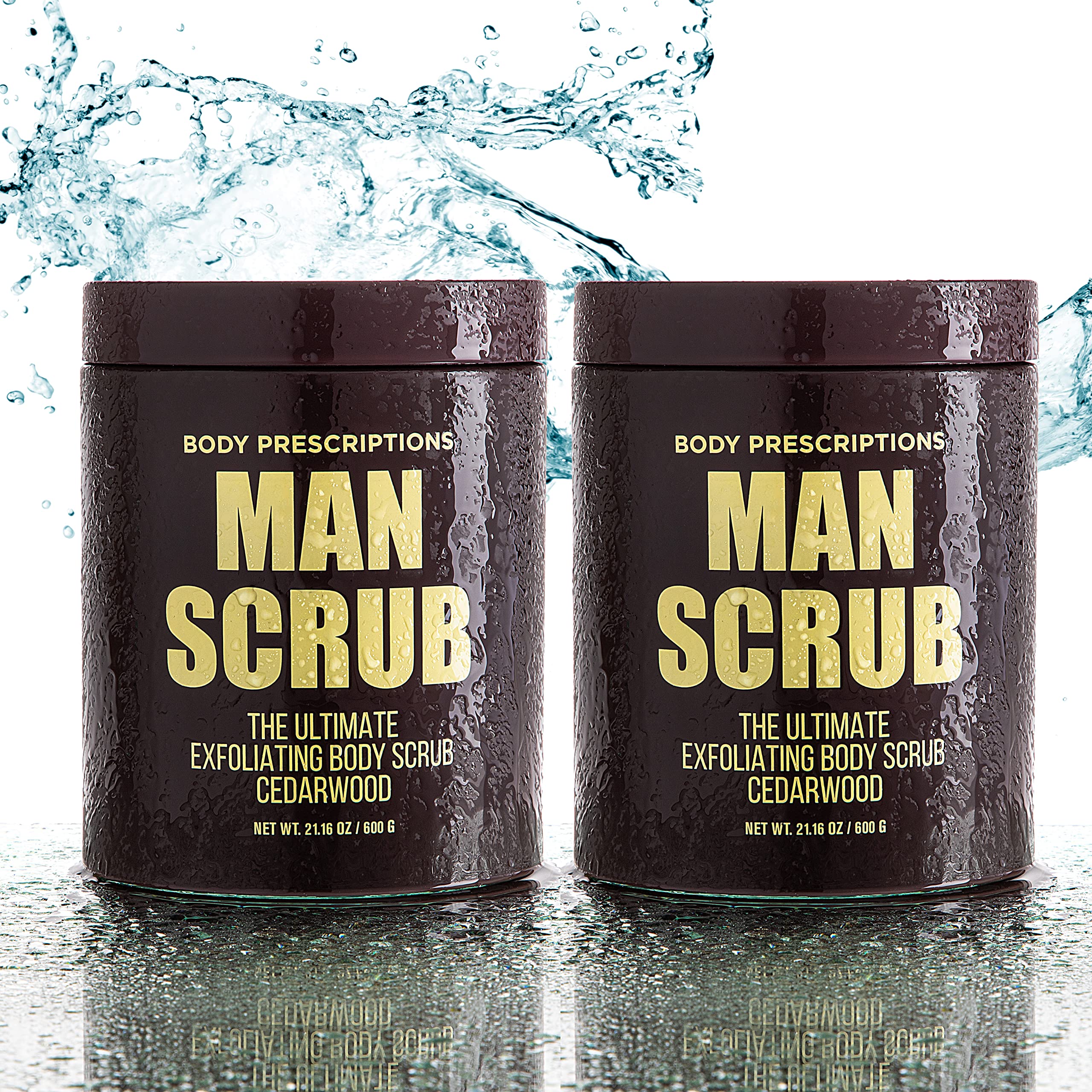 Body Prescriptions gommage corps homme texture grains, sensation revitalisante après la douche.