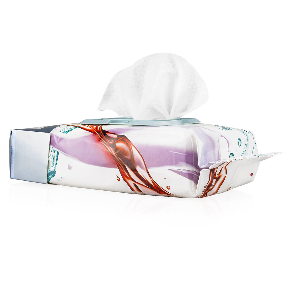 Lingettes Body Prescriptions démaquillage retinol visage et yeux nets et frais.