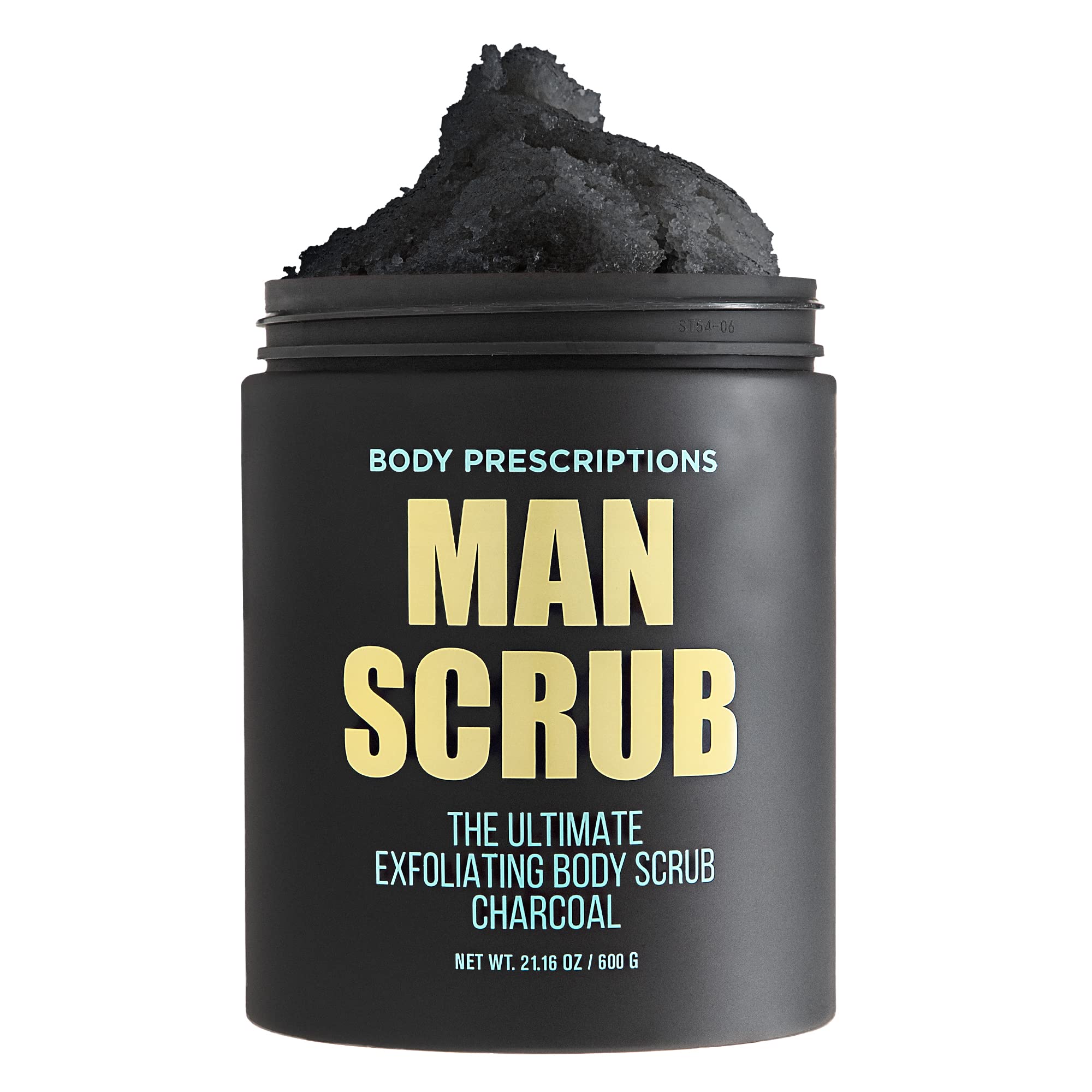 Body Prescriptions Man Scrub jar twist top for daily use