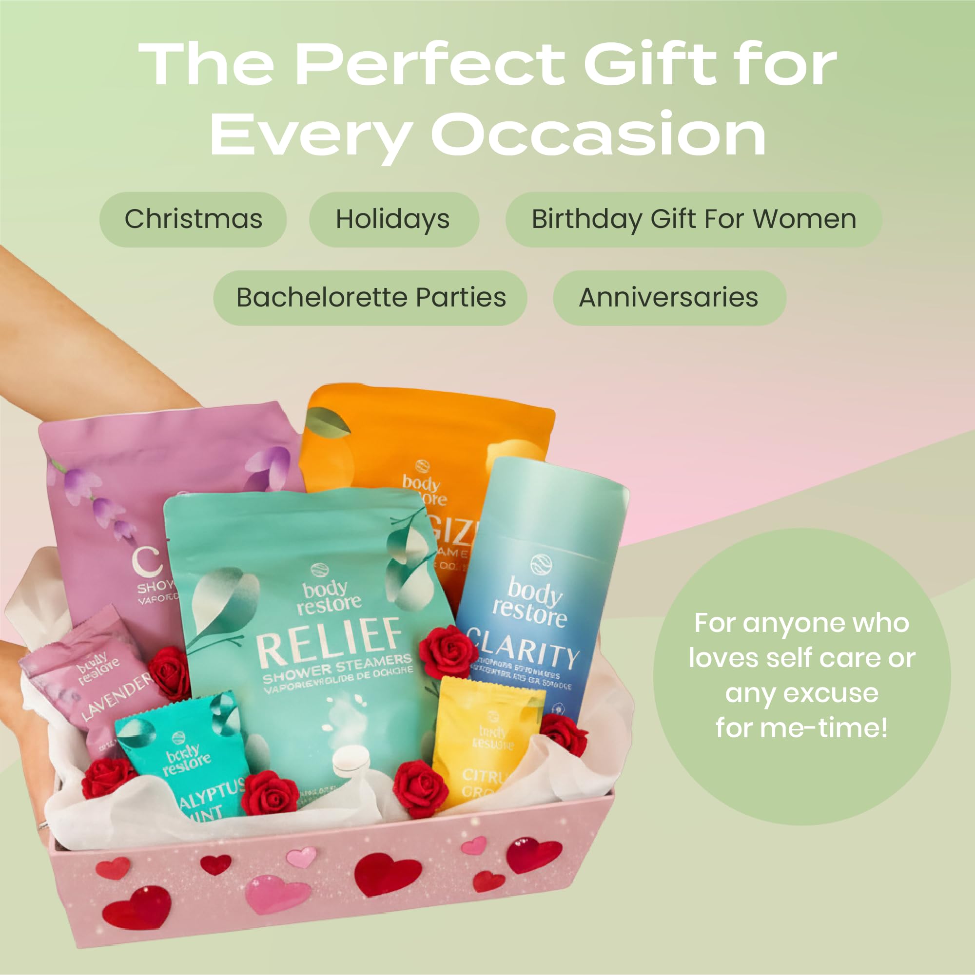 Body Restore cadeau-amie-douche aromatherapie: soin partagé et douceur.
