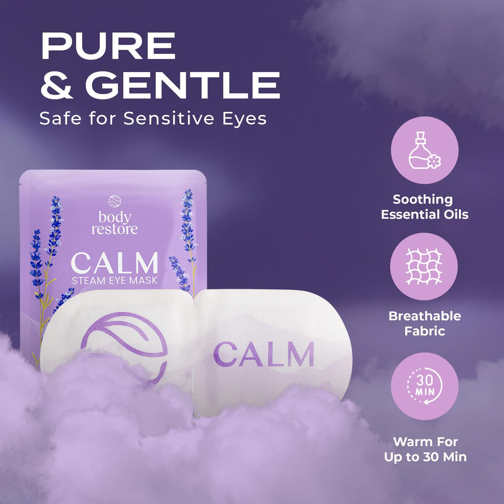 Body Restore masque yeux chauffant en voyage, pratique et portable