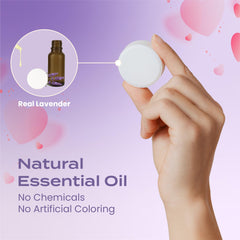 Body Restore – présentation visuelle de l’ensemble bombes douche lavande pour produit.