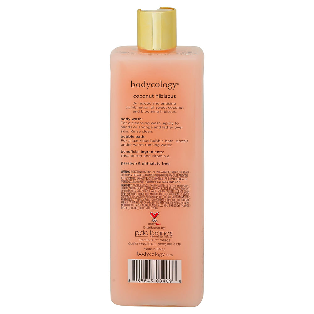 Bodycology coco hibiscus, lait-douceur: peau satinée après douche.
