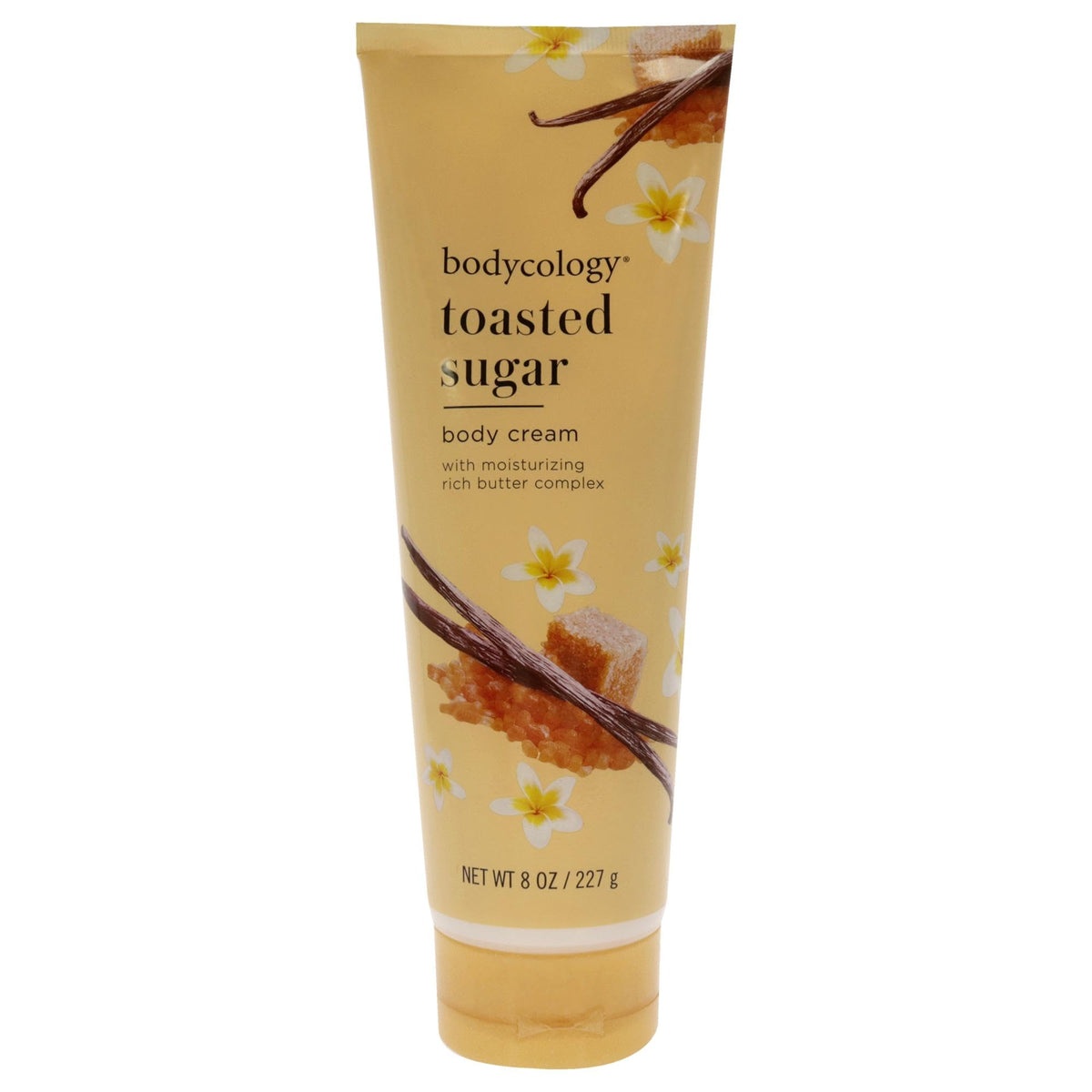 Bodycology creme hydratante pour le corps sucre toasté, texture cremeuse qui hydrate la peau.
