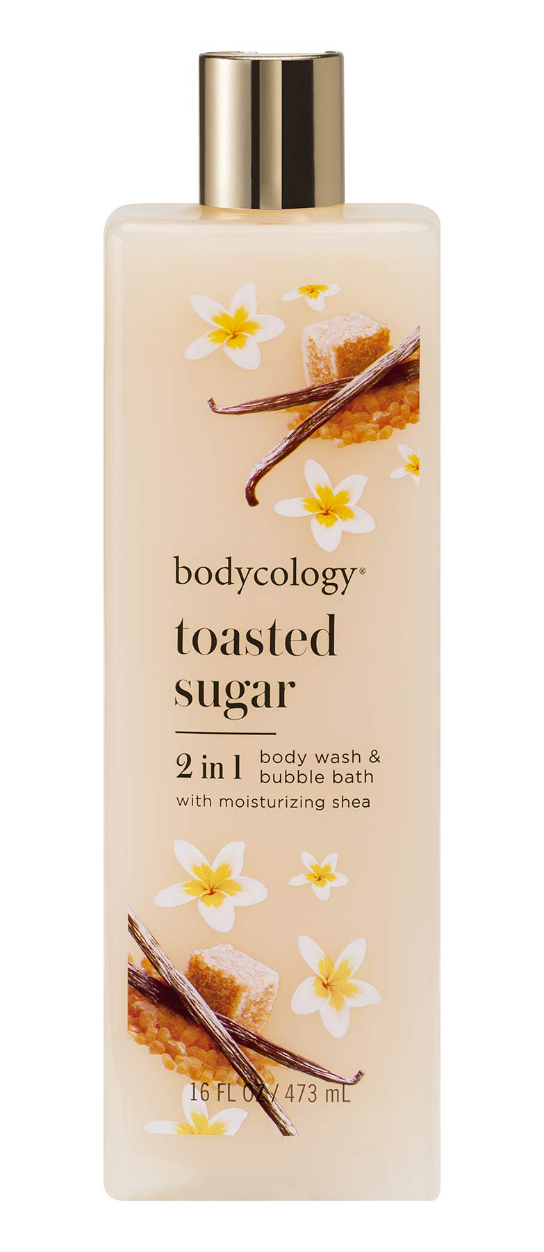 Bodycology Sucre Toasté: bouteille de gel douche moussant pour peau douce et hydratée