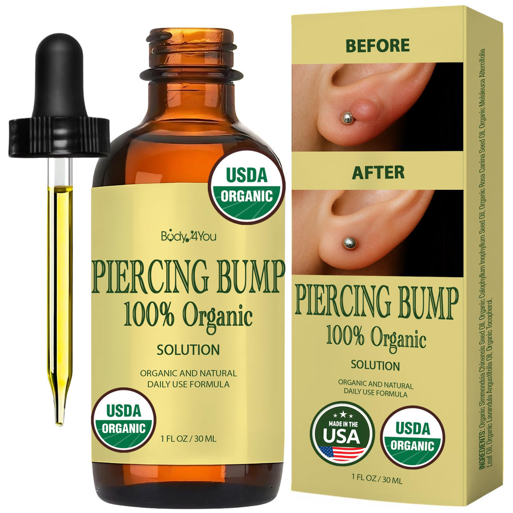 BodyJ4You huile piercing keloide-bump: hydratation ciblée et douceur