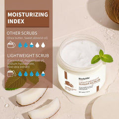 Bodylife gommage sucre coco – soin hydratant et nourrissant pour la peau.