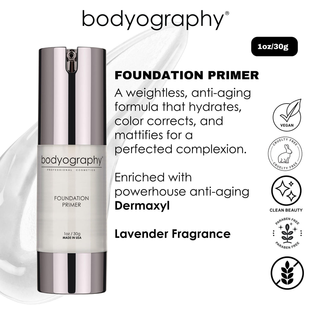Primer jojoba et karité Bodyography: hydratation naturelle et éclat subtil