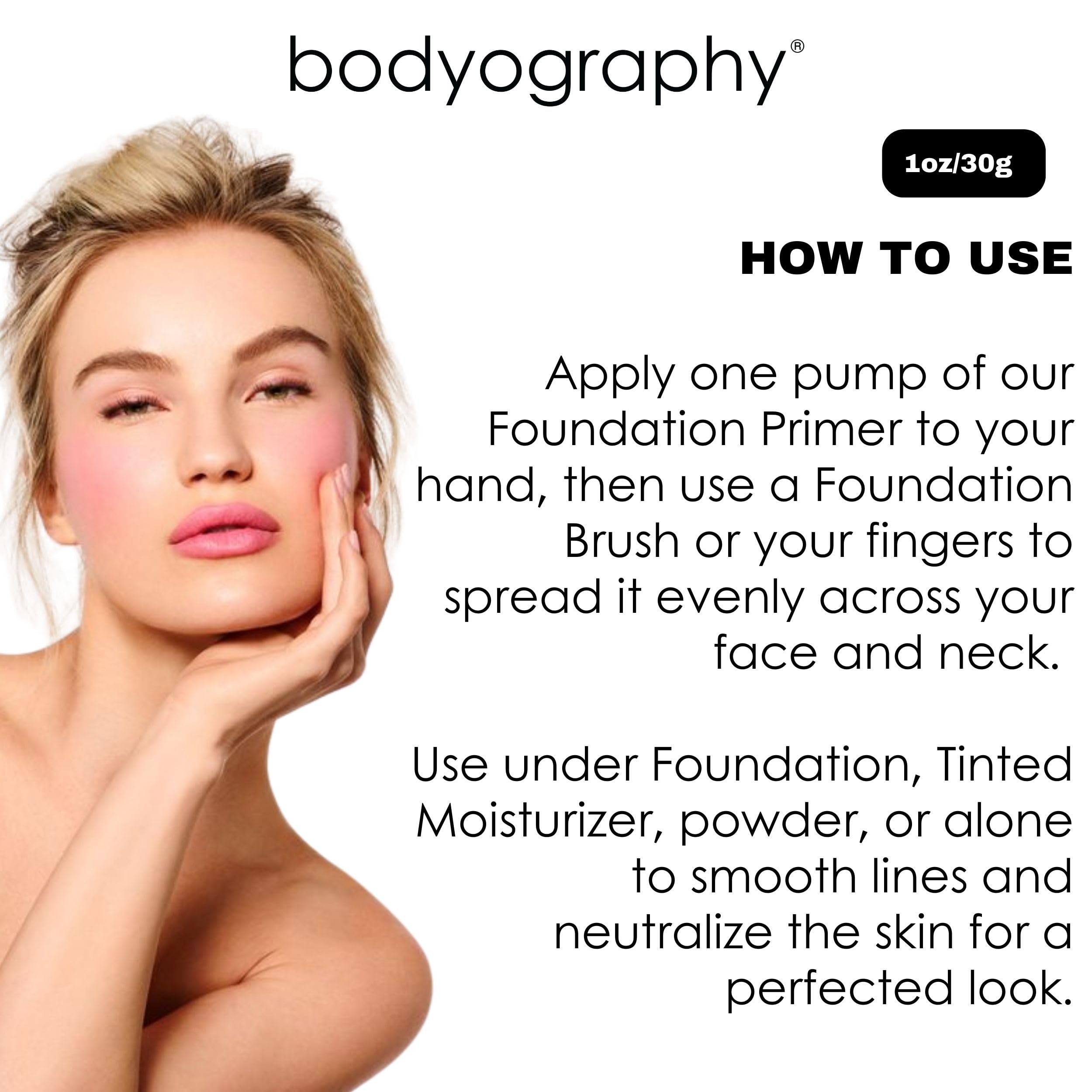 Bodyography apprêt-sans-parabene-gluten propose une formule sûre et adaptée.