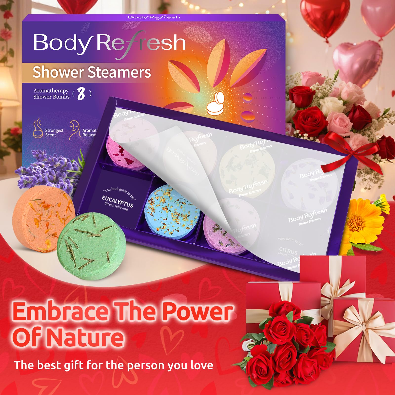 BodyRefresh bombe-douche-agrumes : parfum lumineux et levier d’humeur