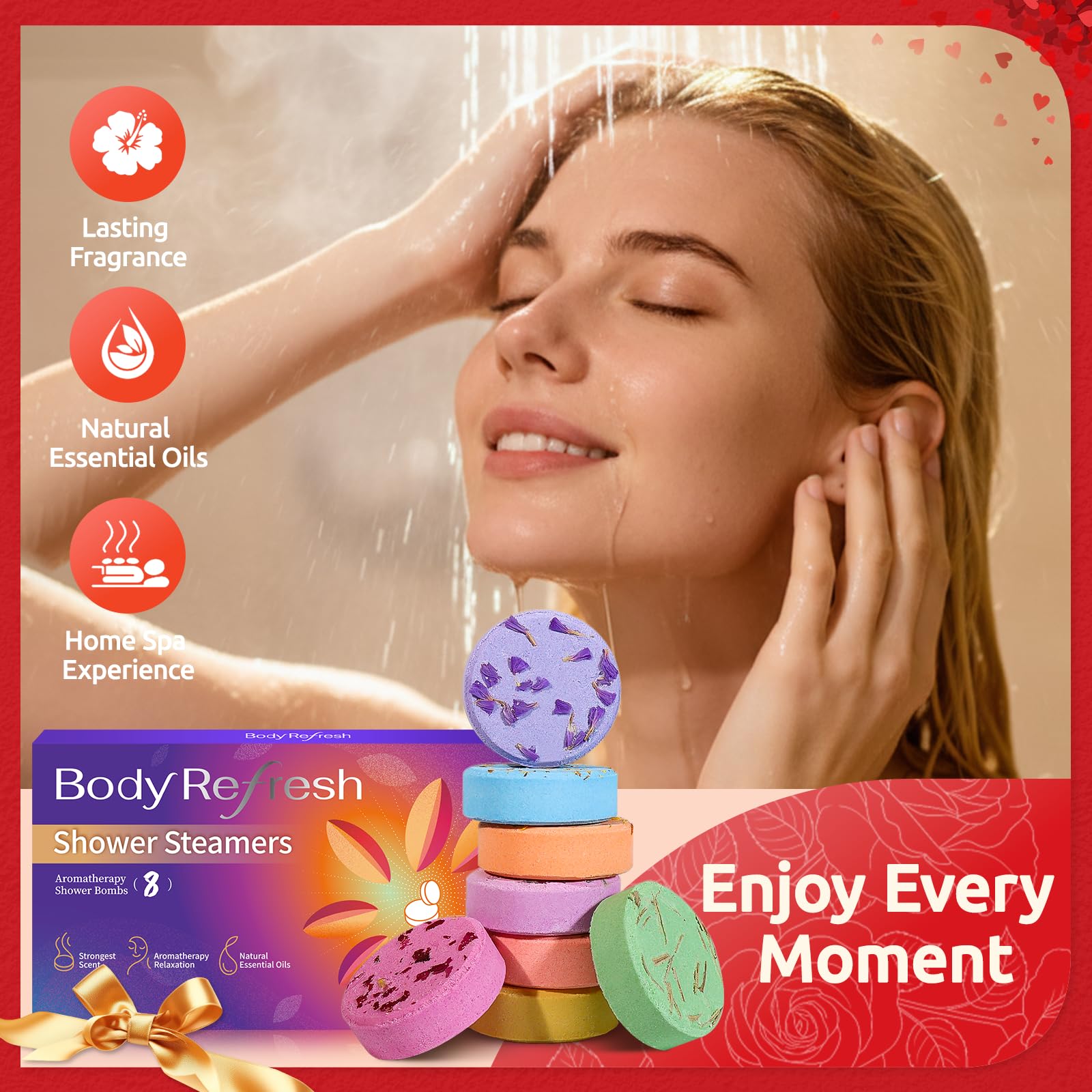 BodyRefresh bombe-douche-menthe : fraîcheur vivifiante et énergie matinale