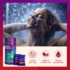 BodyRefresh bombes douche menthe, senteur rafraîchissante stimulant l'énergie