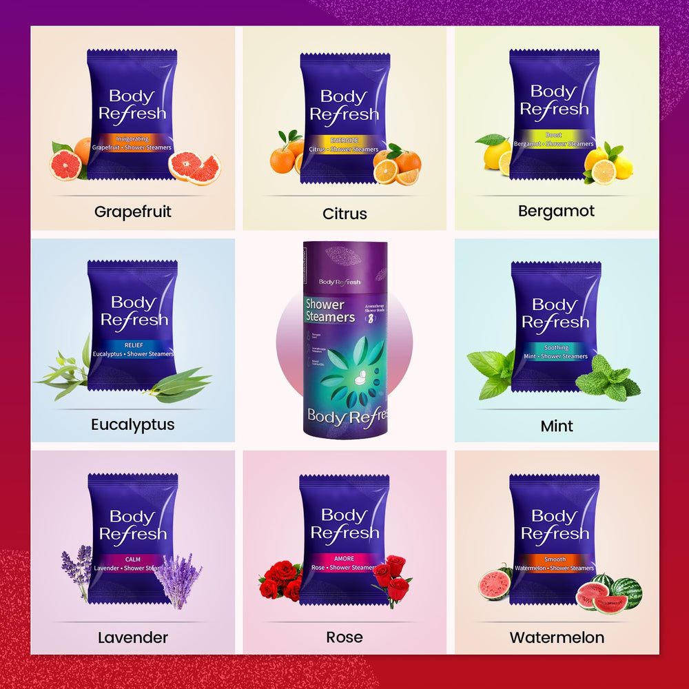 BodyRefresh bombes douche rose, parfum élégant pour une ambiance spa