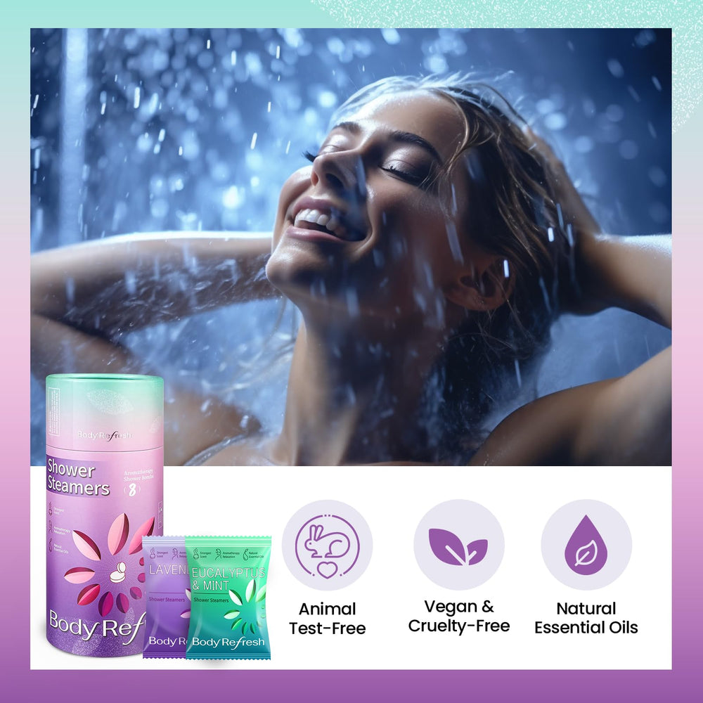 BodyRefresh bombes-douche eucalyptus-menthe pour sensation rafraîchissante