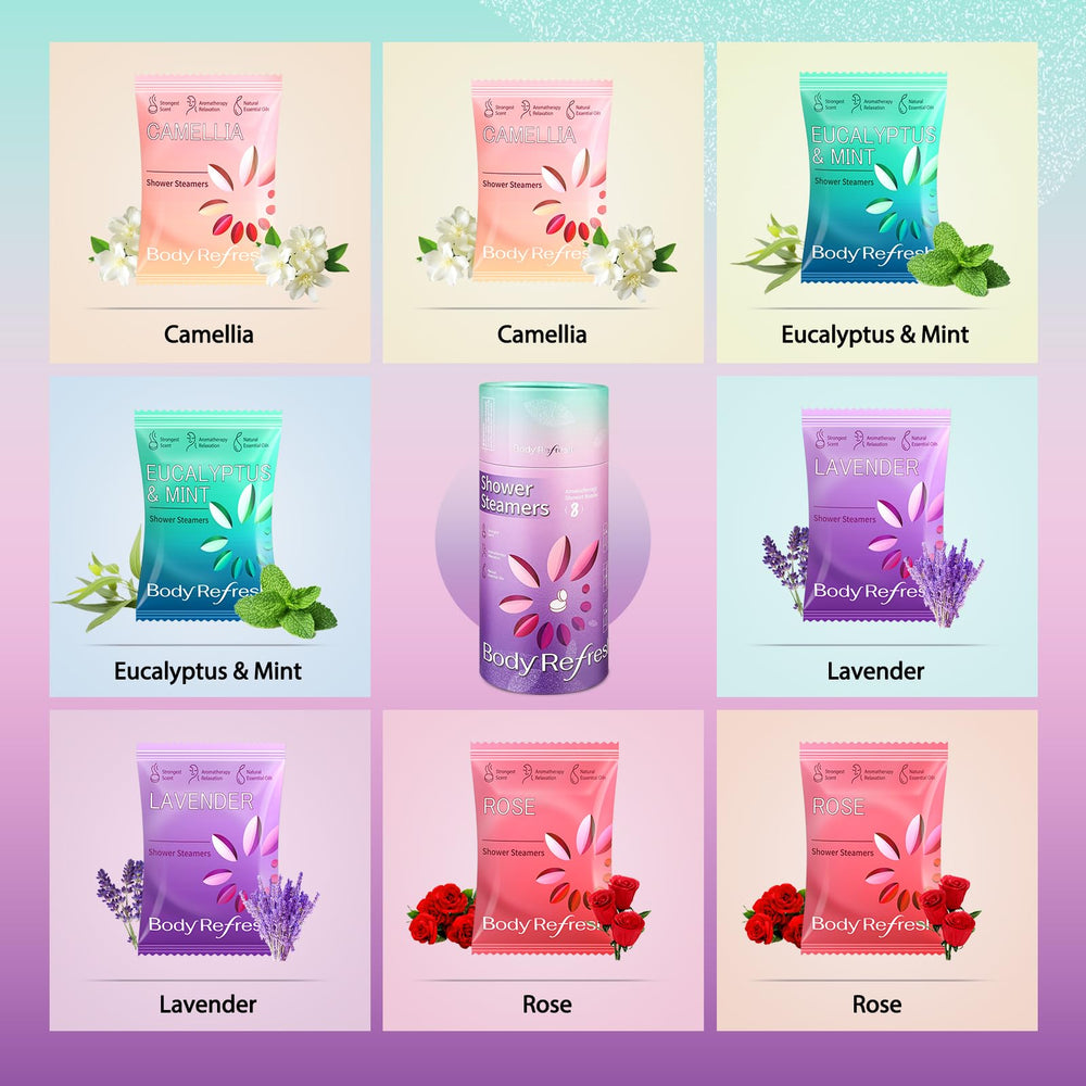 BodyRefresh bombes-douche rose-douceur pour ambiance spa à domicile