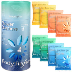 BodyRefresh ensemble-douche-steamers-8-pieces prêt pour un rituel spa à domicile.