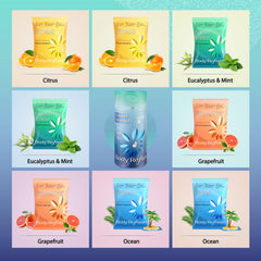 BodyRefresh steamers pamplemousse pour réveil sensoriel matinal.