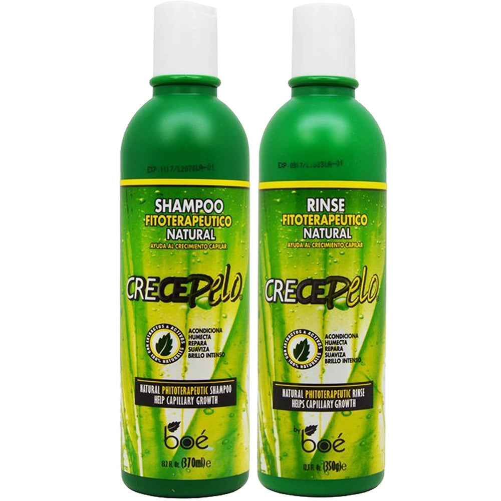 BOÉ COSMETICS natural hair growth shampoo bottle for gentle cleansing with plant extracts.