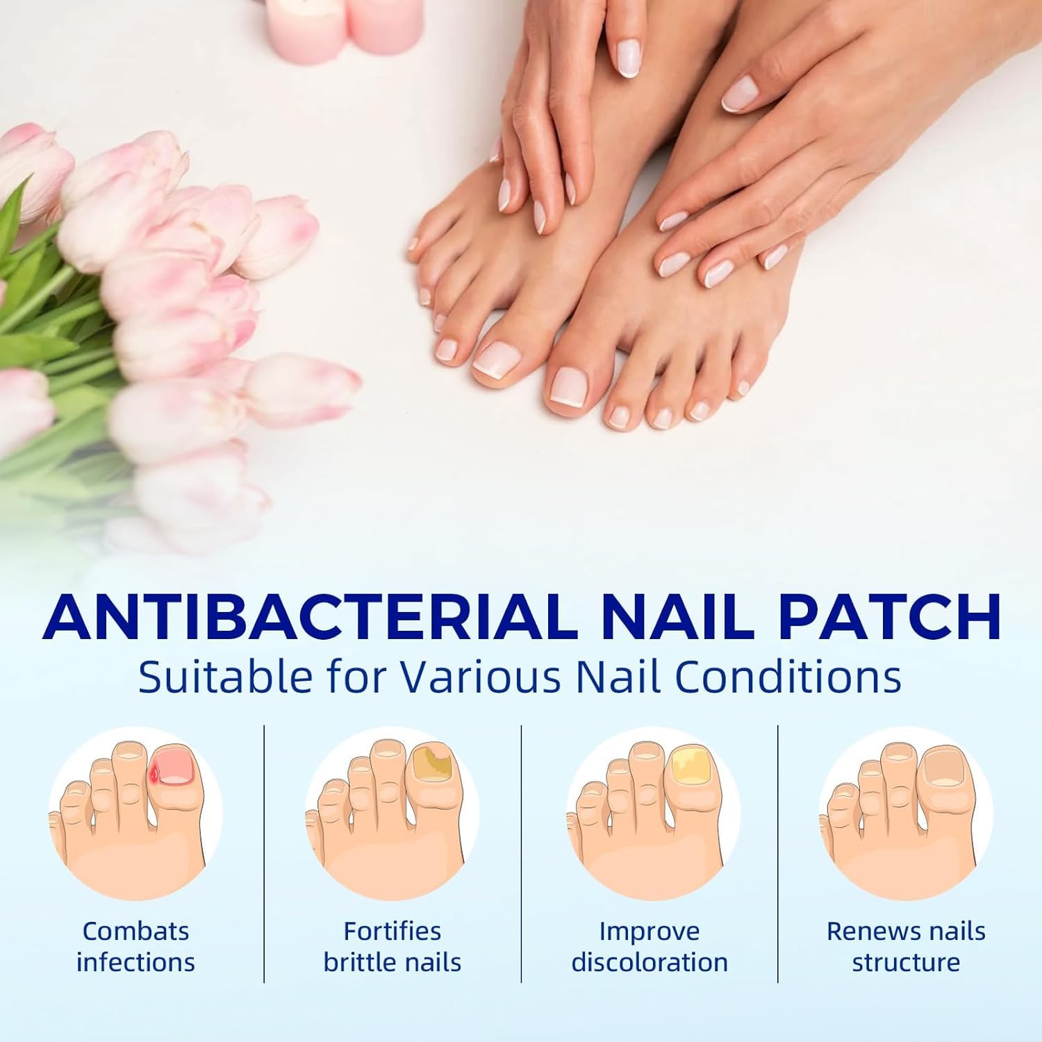 BOELIKAYS night-time nail care patch suitable for overnight use