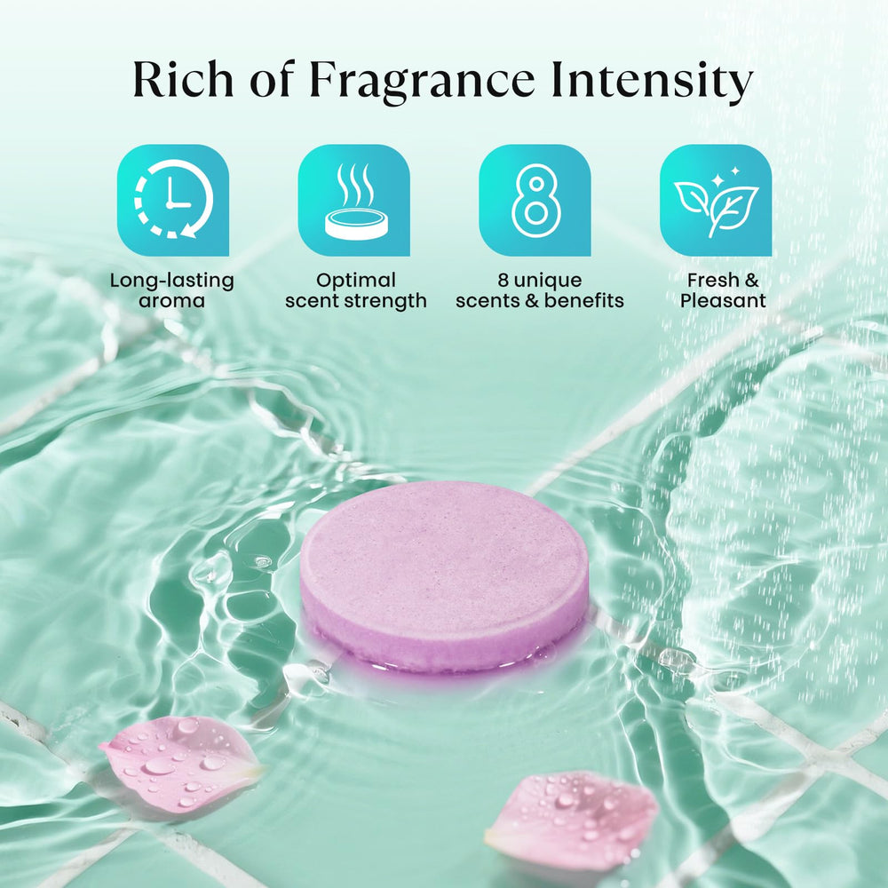 Galet douche Bofuoos Rose: parfum floral invitant a la detente.