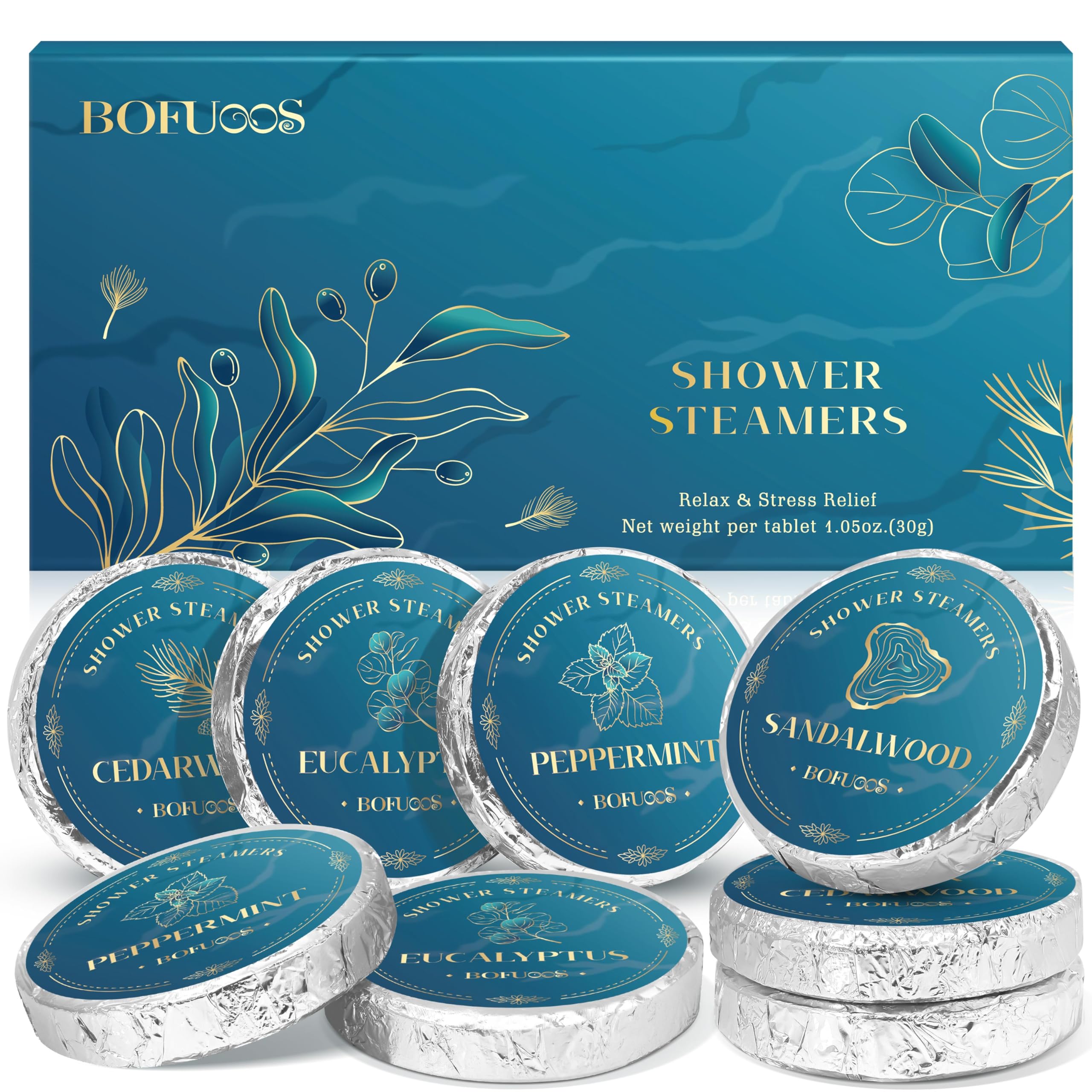 Bofuoos steamers-douche-cedre: parfum boisé apaisant idéal après le travail.