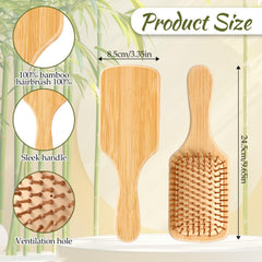 BOHUIZ brosse-cheveux-bambou démêlage efficace sans casse.
