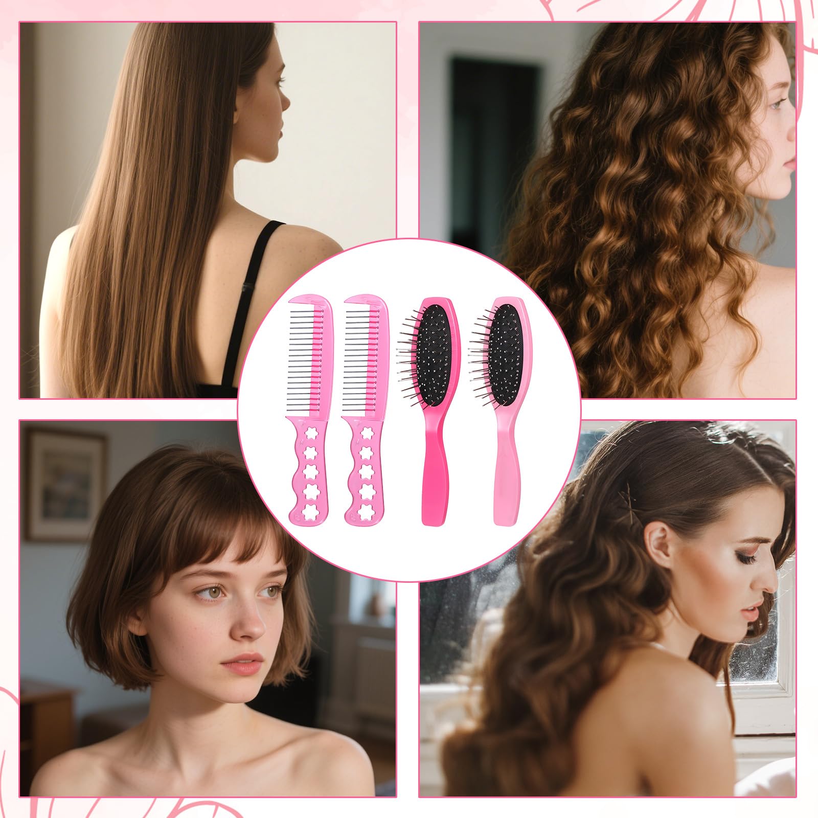 BohuiZ brosse-poupee noire-mate, design élégant et pratique