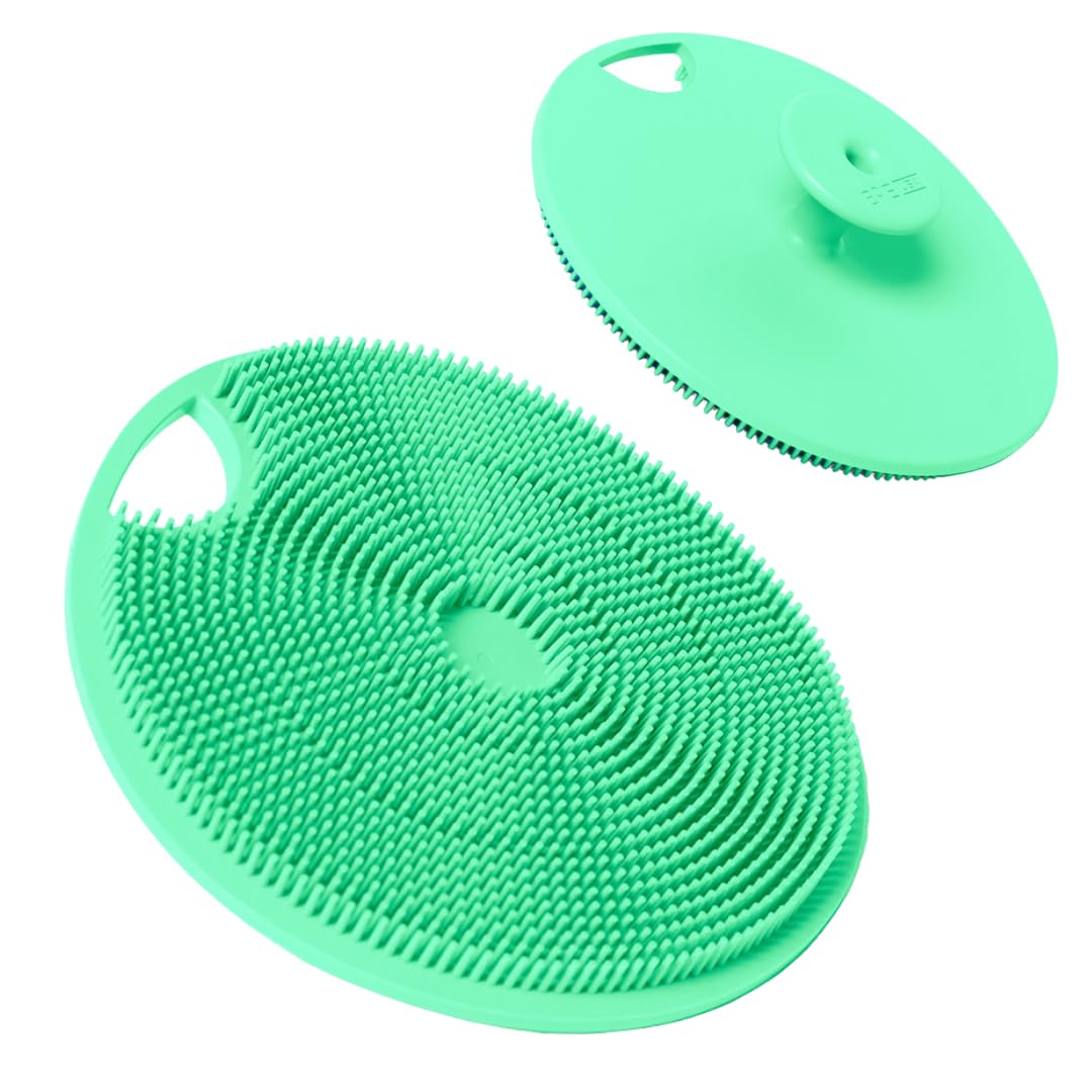 Boie USA Body Scrubber avec Manche – hygiénique et facile à nettoyer, peau nette en douceur.