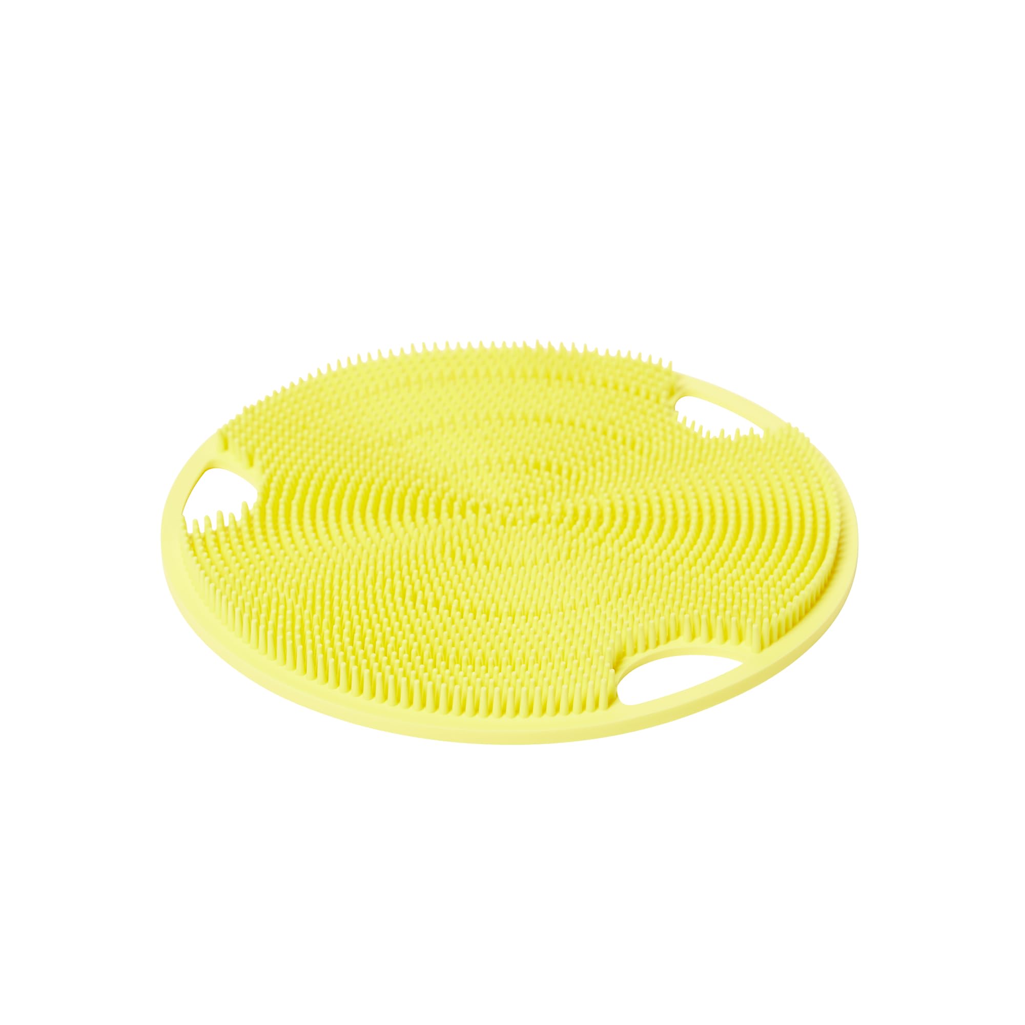 Boie USA Scrubber adhère au mur pour un rangement rapide.