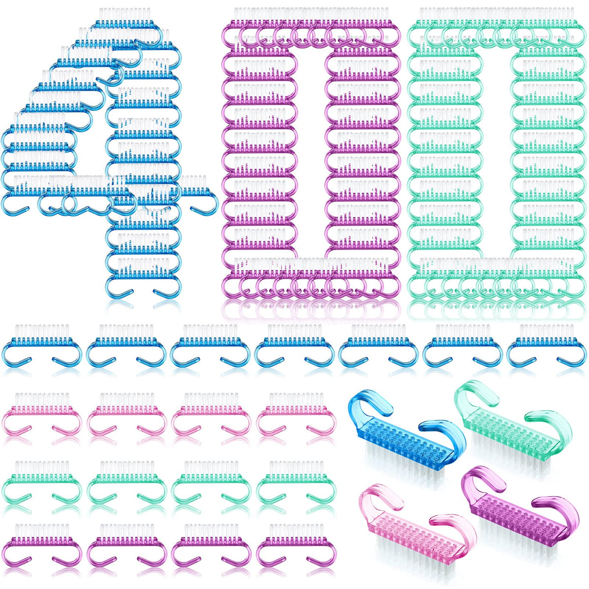Bokon: brosse ongles avec manche grip ergonomique pour une prise en main sûre.