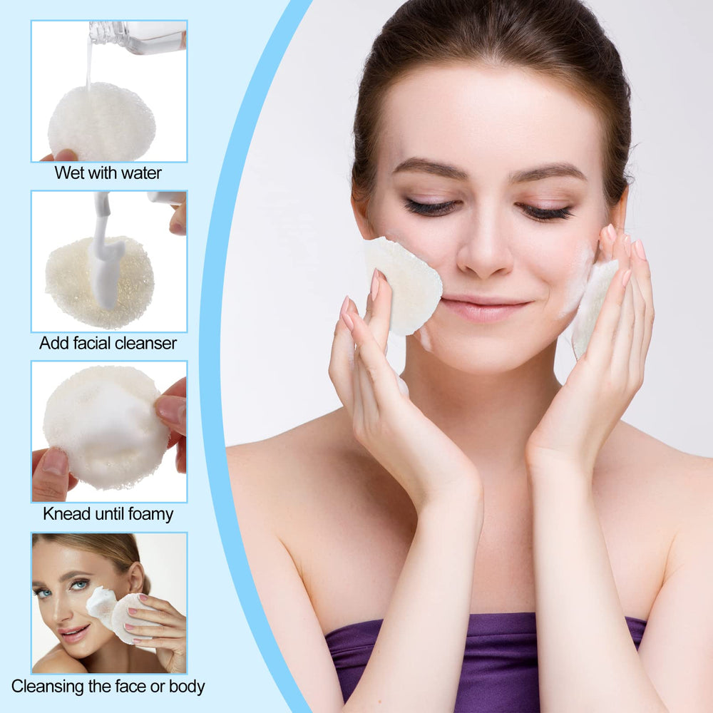 Lot Bokon de pads luffa visage, soin quotidien efficace